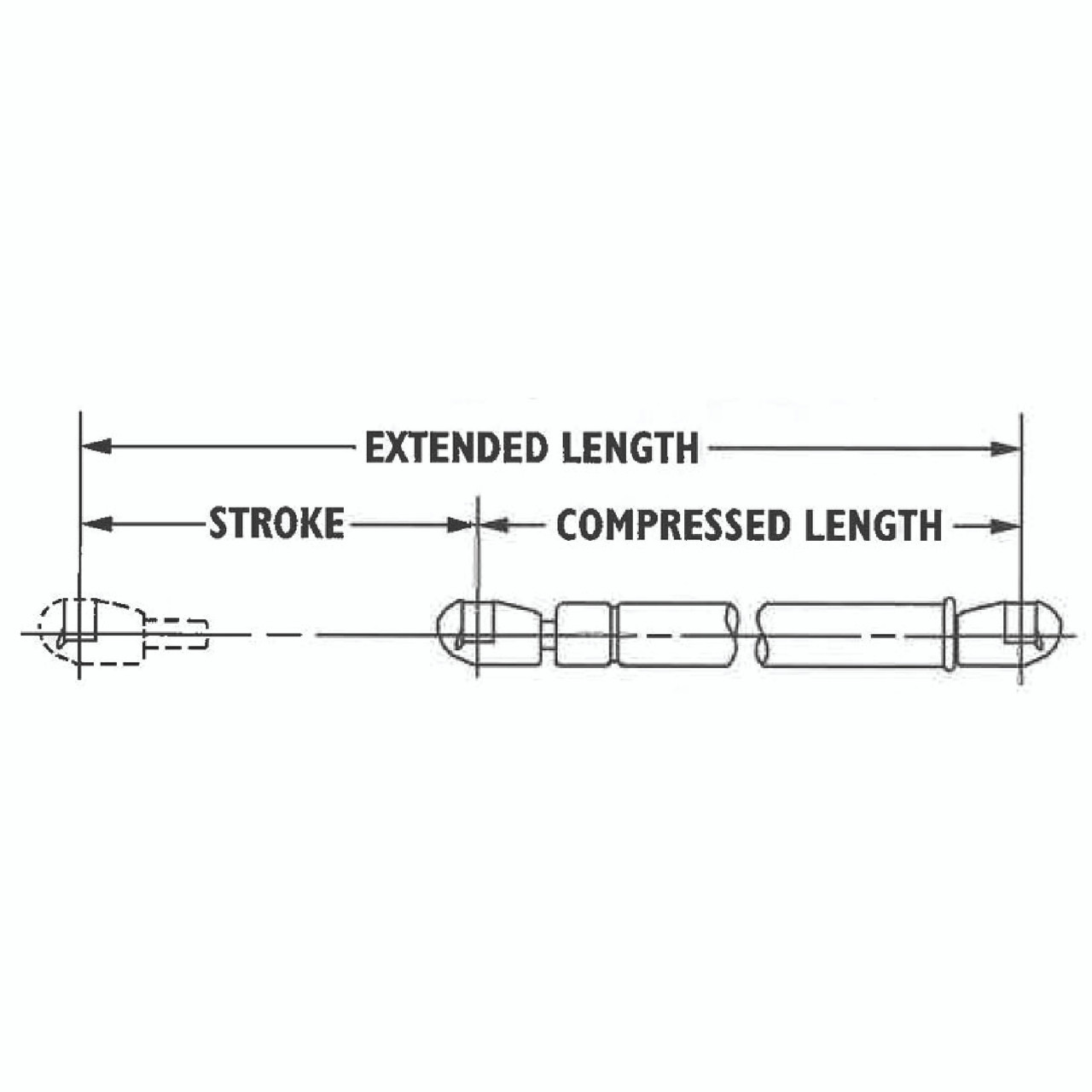 Polar 1123 Gas Spring
