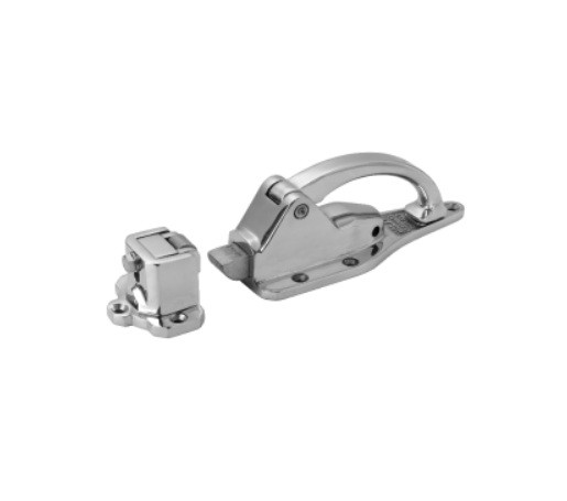 Polar 503-OFF-SS Lock w/ Less Push Rod, Stainless