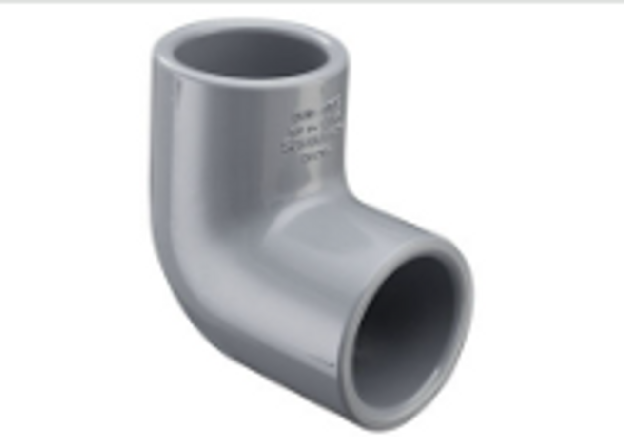 Spears 806-160CF 90 Degree Elbow, 16", Schedule 80, SOC