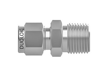 Duolok ISSD4MCBT2 Tube To Male Fitting 1/4" Tube X 1/8" NPT Duolok ISSD4MCBT2 Tube To Male Fitting 1/4" Tube X 1/8" NPT