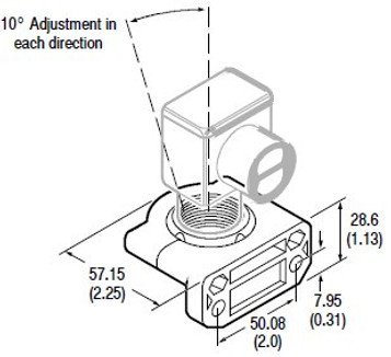 Allen Bradley 60-2649 Photoelectric Swivel Bracket Allen Bradley 60-2649 Photoelectric Swivel Bracket