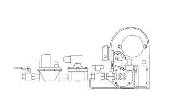 Midco RE4850BA Economite Power Gas Burner