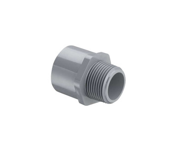 Spears 836-005C CPVC Adaptor, 1/2", SCH 80, SOC x MPT