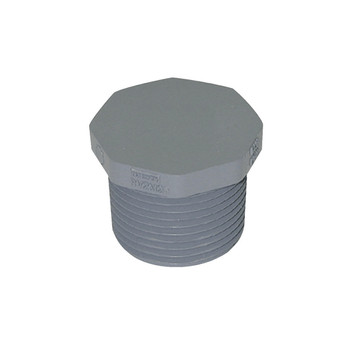 Spears 850-020C CPVC Plug, 2", SCH 80, MPT
