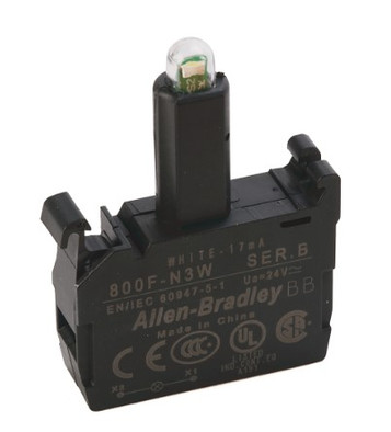Allen Bradley 800F-N3W LED Module, White Allen Bradley 800F-N3W LED Module, White