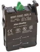 Allen Bradley 800F-X02D Contact Block, 22.5mm