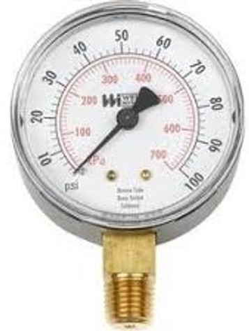 Weiss LF441-600-4L PSI Gauge Weiss LF441-600-4L PSI Gauge