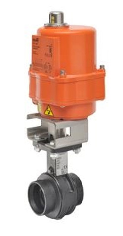 Belimo F6200VIC+SY4-24MFT Butterfly Valve and Actuator, 8"