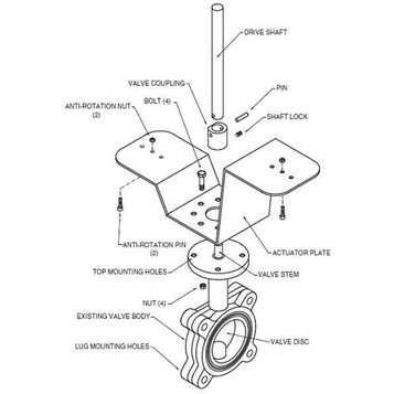 Belimo UFLK8182 Linkage for SY2