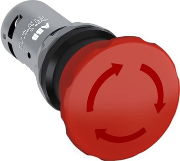ABB CE4P-10R-02 Emergency Stop Pushbutton Non Illuminated Pull Release 40mm