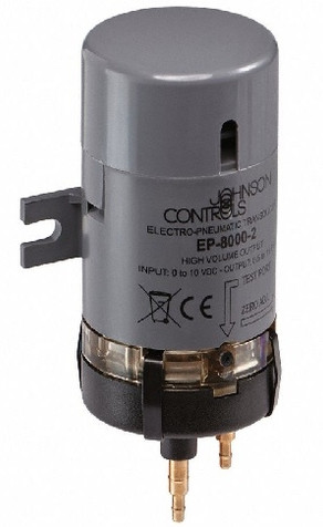 Johnson EP-8000-4 Pneumatic Transducer, 0-10Vdc