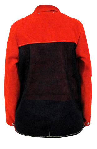 KareWear 303CLCN Leather Welding Jacket W/Cane Mesh Back 30" S-M-L-XL KareWear 303CLCN Leather Welding Jacket W/Cane Mesh Back 30" S-M-L-XL