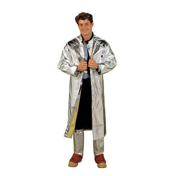KareWear 714AR Aluminized Rayon Coat 50" S-M-L-XL KareWear 714AR Aluminized Rayon Coat 50" S-M-L-XL