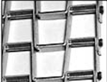 Flat Wire Mesh Conveyor Belt 1"x1" Welded 3/8 Flat Wire Mesh Conveyor Belt 1"x1" Welded 3/8