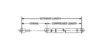 Polar 1124 Gas Spring