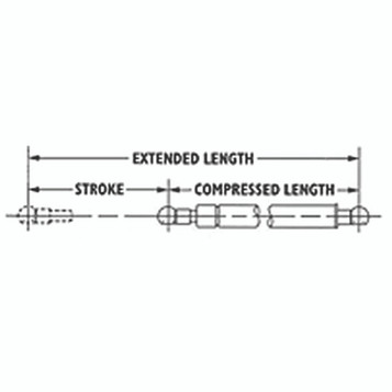 Polar 1130 Gas Spring Polar 1130 Gas Spring