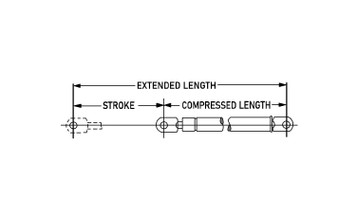 Polar 1140 Gas Spring