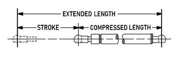 Polar 1150 Gas Spring