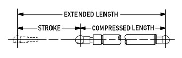 Polar 1170 Gas Spring
