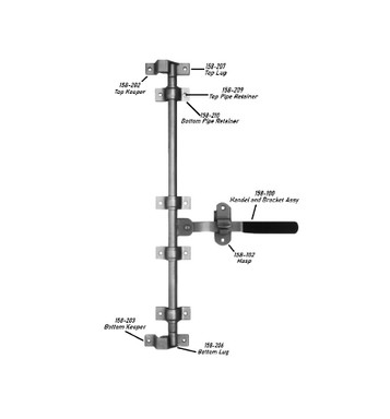 Polar 158-102 Hasp and Handle Keeper