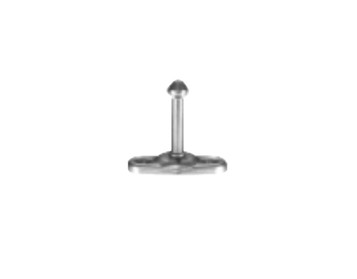 Polar 63 Plunger, 2-1/4", Zinc Plated