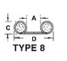 Gaskets Inc GT11C Double Bulb Fiberglass Tadpole Seal Gaskets Inc GT11C Double Bulb Fiberglass Tadpole Seal