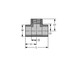 Spears 802-002C CPVC Tee, 1/4" SCH 80, SOC - Specs