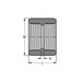 Spears 830-002C CPVC Coupling, 1/4", SCH 80, FPT - Specs