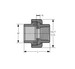 Spears 899-030C CPVC Union, 3", SCH 80, SOC - Specs