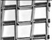 Flat Wire Mesh Conveyor Belt 1"x1" Welded 3/8
