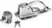 Polar 0512-FL-R Cylinder Lock