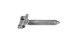 Polar 2408-SS Hinge, 8", Stainless