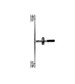 Polar 1057-AS Side Door Lock, Economy, Aluminum (less pipe)
