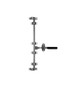Polar 158 Cam Type Lock, Steel (less pipe)