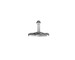 Polar 62 Silent Door Plunger, 1-3/4" Zinc Plated