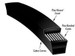 Gates B74 V-Belt Hi-Power II HD, 77" Gates B74 V-Belt Hi-Power II HD, 77"