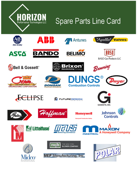 Horizon Performance Technologies Spare Parts Line Card