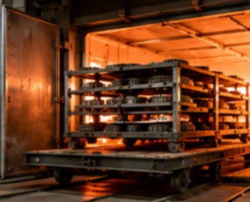 Heat treating racks