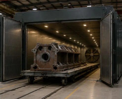 Pre-heating tunnel oven