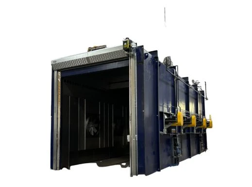 Dry off truck-in oven