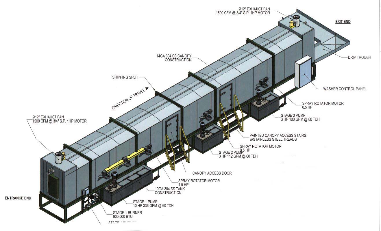 Monorail Washer Drawing