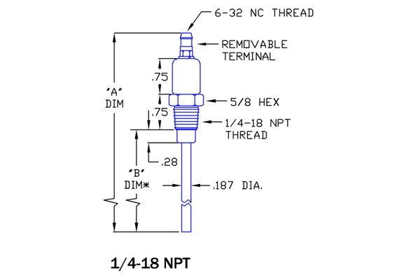 Horizon R6002 Spark Ignitor or Flame Rod, 1/4