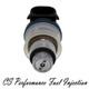 Front nozzle detail of 831-15104 TBI injector for Chevrolet S10 and GMC Sonoma 2.5L engines