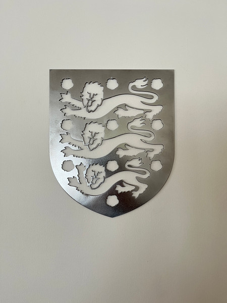 England three Lions style large shield