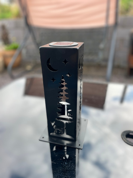 Solar garden luminaire lantern