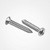 100 PCS M4 Flat Head Phillips Self-Tapping Screws, 18/8 (A2) Stainless Steel Fully Threaded Tapping Screw by TPOHH