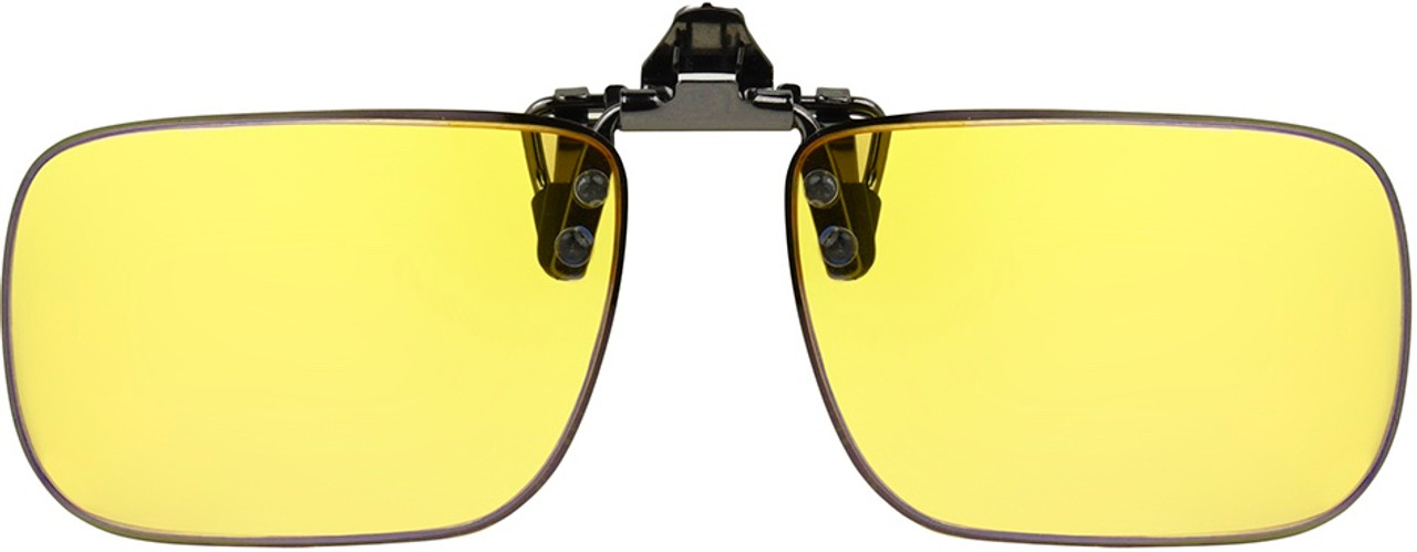 Square Flip Up ClipOn Sunglasses, Haven® FLIP REC 54