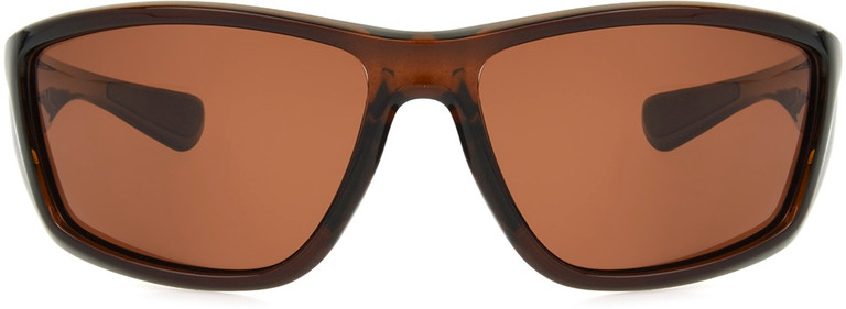 Foster Grant CC 18 05 Brown Round Scratch & Impact Resistant Sunglasses  100% UV