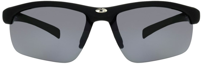 Ironman Dextro Wrap-Around Sport Sunglasses for Men, Black, 65mm