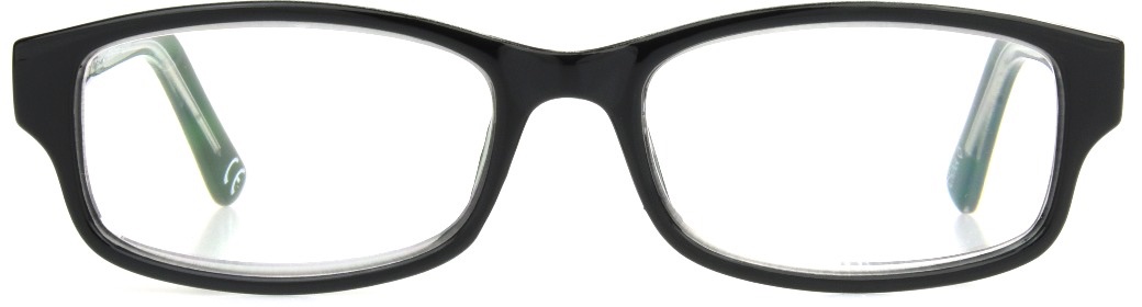 Unisex Square Reading Glasses In Black By Foster Grant - James - +1.50